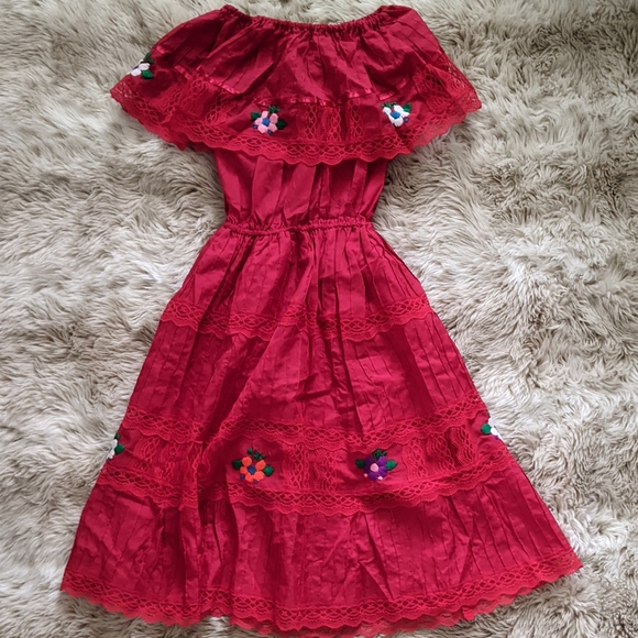 Vintage red dress - Picture 7 of 8